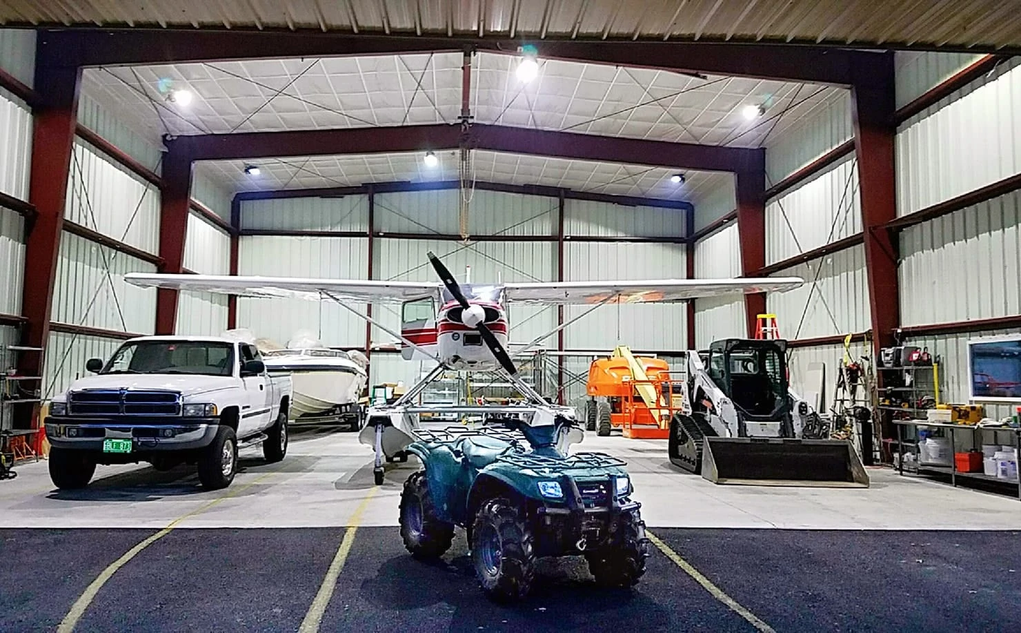 Large Span Prefabricated Warehouse Steel Structure Aircraft Hangar2