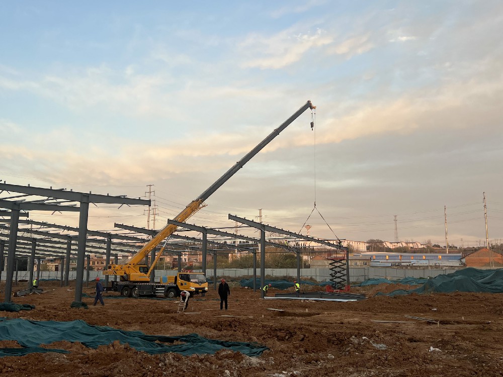 Sinosteel Luoyang Refractories Simple Warehouse Construction Project2